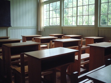 This photo is representative of a schoolroom ... anywhere ... any grade or school level.  Photo by Tsunei Miyuki of Sapporo, Japan.   